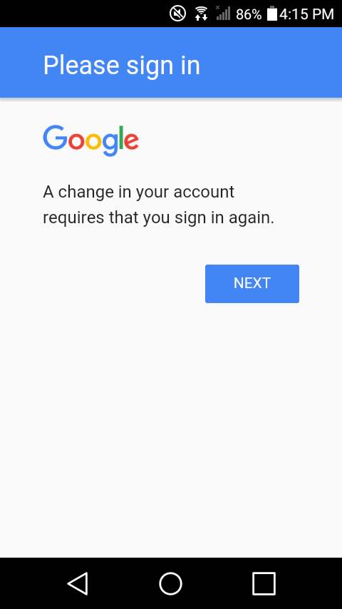 Google Deauth Issue